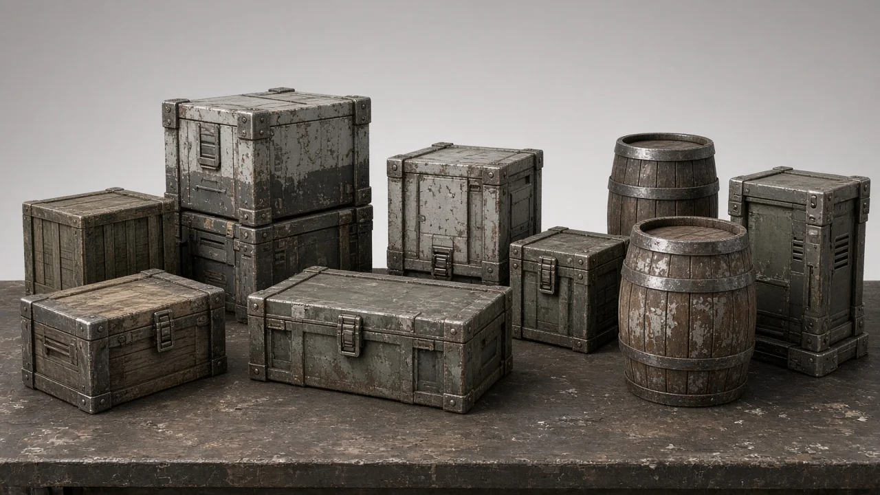 Modular Game Props with Blender Geometry Nodes