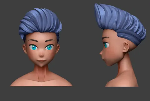 Hair: hair 001