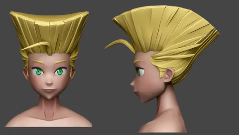 Hair: hair 002