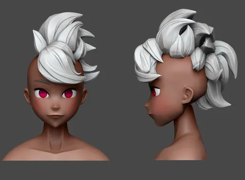 Hair: hair 003