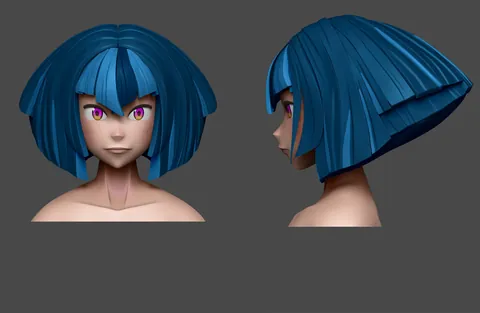Hair: hair 004