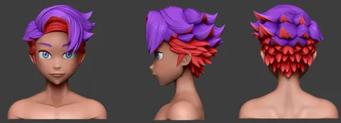 Hair: hair 021
